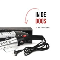 DistinQ BBQ Lighter Aansteker - Elektrische Barbecue Looftlighter Houtskool Starter Voor Barbecue, Grill En Open Haard - 2000 Watt -Keuken BBQ 1200x1200 477