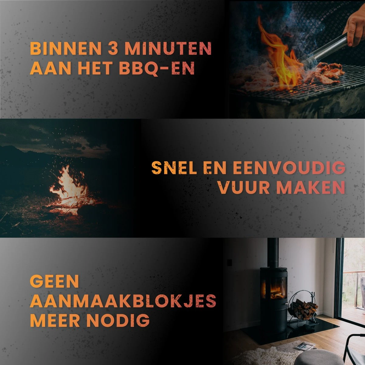 Master Knives BBQ Aansteker Electrisch - BBQ Accesoires - Zwarte BBQ Starter - Looftlighter 7 Master Knives BBQ Aansteker Electrisch - BBQ Accesoires - Zwarte BBQ Starter - Looftlighter - Afbeelding 5