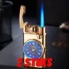 Flametimer Exclusieve Aansteker Met Horloge, 2 Stuks Willekeurig, Winddichte Draagbare Kaars Aansteker Voor Kaars Koken BBQ, Vuurwerk, Zak Zaklamp Aansteker Met Geschenkdoos, Cool Gift 2 Flametimer Exclusieve Aansteker Met Horloge, 2 Stuks Willekeurig, Winddichte Draagbare Kaars Aansteker Voor Kaars Koken BBQ, Vuurwerk, Zak Zaklamp Aansteker Met Geschenkdoos, Cool Gift -Keuken BBQ 1200x1200 561