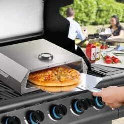 Bighorn Pizzaoven Met Pizzasteen Voor Barbecue - Grilloven - Draagbare - Edelstaal -Keuken BBQ 1200x1200 62