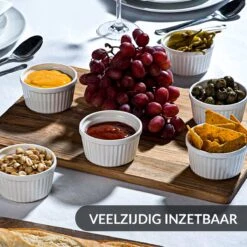 Chefarone Mini Ronde Ovenschalen - Mini Vormpjes Set Van 10 - Bakvormen Keramiek 200 ML - Crème Brulée Schaaltje - Wit 16 Chefarone Mini Ronde Ovenschalen - Mini Vormpjes Set Van 10 - Bakvormen Keramiek 200 ML - Crème Brulée Schaaltje - Wit -Keuken BBQ 1200x1200 624