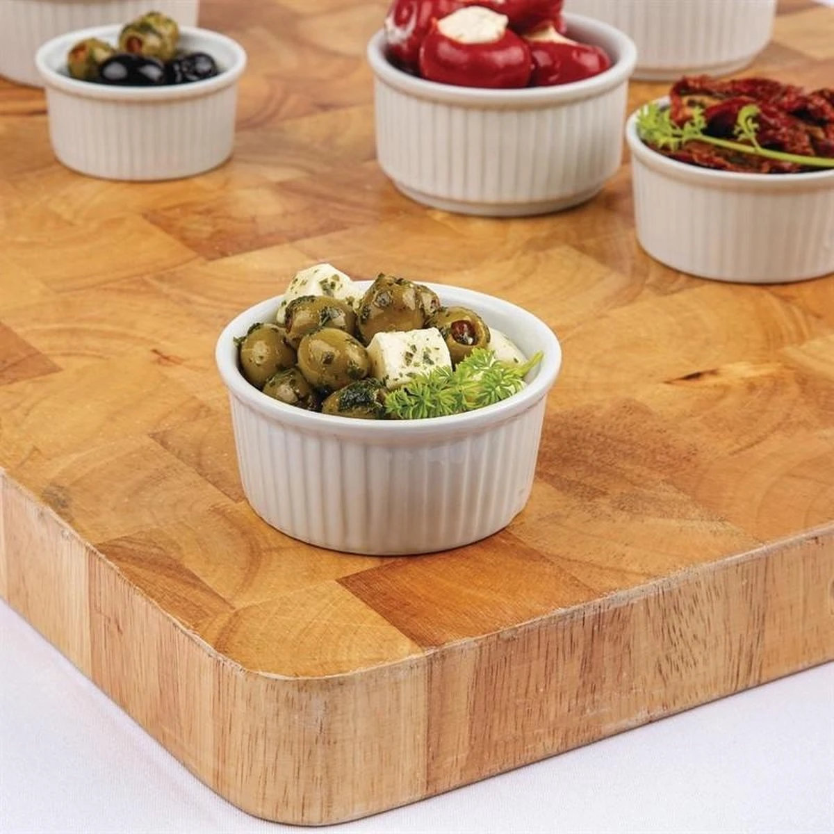 6x Crème Brulée Schaaltje / Ramekin - 9 Cm - Olympia - Geschikt Voor Oven, Vriezer En Vaatwasser 7 6x Crème Brulée Schaaltje / Ramekin - 9 Cm - Olympia - Geschikt Voor Oven, Vriezer En Vaatwasser - Afbeelding 5