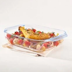 Pyrex Ovenschaal Rechthoek - Met Grepen - Borosilicaatglas - 1,4 Liter - Transparant 24 Pyrex Ovenschaal Rechthoek - Met Grepen - Borosilicaatglas - 1,4 Liter - Transparant -Keuken BBQ 1200x1200 658