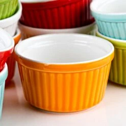 Chefarone Mini Ronde Ovenschalen - Mini Vormpjes Set Van 10 - Bakvormen Keramiek 200 ML - Crème Brulée Schaaltje - Multicolor 15 Chefarone Mini Ronde Ovenschalen - Mini Vormpjes Set Van 10 - Bakvormen Keramiek 200 ML - Crème Brulée Schaaltje - Multicolor -Keuken BBQ 1200x1200 667