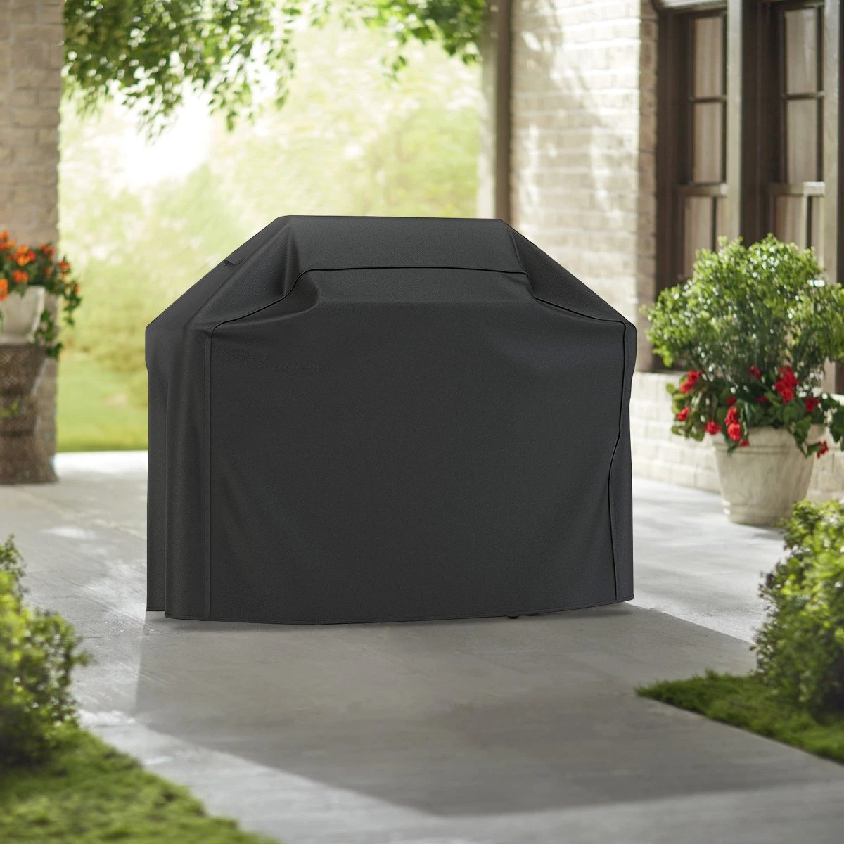 GrillX Barbecue Hoes - 145 X 61 X 117cm - BBQ Hoes Waterdicht - Beschermhoes Inclusief Trekkoord - BBQ Accesoires 9 GrillX Barbecue Hoes - 145 X 61 X 117cm - BBQ Hoes Waterdicht - Beschermhoes Inclusief Trekkoord - BBQ Accesoires - Afbeelding 7