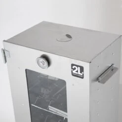 2-L Home & Garden XL Rookoven - RVS - 80x40x28 Cm - 3 Etages -Keuken BBQ 1200x1200 80