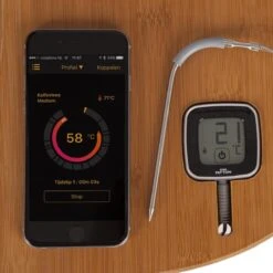 Patton Kamado Houtskool Barbecue - 18" - Grilloppervlak Ø 39 Cm - Met Bluetooth Thermometer - Groen -Keuken BBQ 1200x1200 92