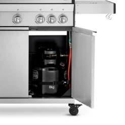 Burnhard Gas BBQ Big FRED Deluxe - 4 Branders - Incl. Keramische Infraroodbrander & Afdekhoes - Deluxe 27 Burnhard Gas BBQ Big FRED Deluxe - 4 Branders - Incl. Keramische Infraroodbrander & Afdekhoes - Deluxe -Keuken BBQ 1200x1200 98