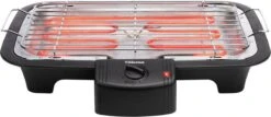 Tristar BQ-2813 Electrische Tafelbarbecue - Grilloppervlak (LxB) 38x22 Cm - 2000W - Zwart -Keuken BBQ 1200x520
