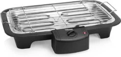 Tristar BQ-2813 Electrische Tafelbarbecue - Grilloppervlak (LxB) 38x22 Cm - 2000W - Zwart -Keuken BBQ 1200x571