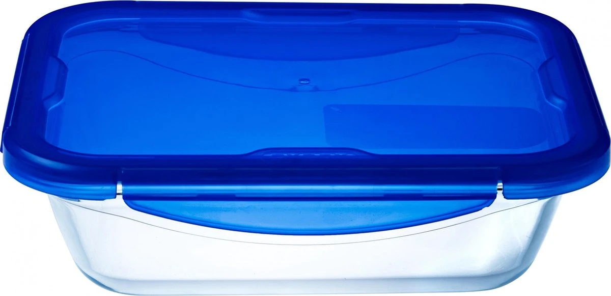 Pyrex - Cook & Go Schaal Rechthoek Met Deksel 1,7 Liter - Transparant 3 Pyrex - Cook & Go Schaal Rechthoek Met Deksel 1,7 Liter - Transparant