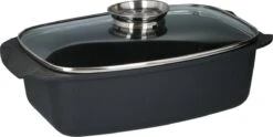 Alpina - Braadslede - Braadpan - Met Glazen Deksel - Aromaknop - 5,5 Liter - Zwart -Keuken BBQ 1200x604 1