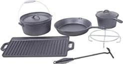 EL Fuego Dutch Oven Set Gietijzer 7-delig -Keuken BBQ 1200x628 2
