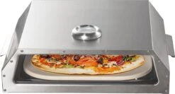 Bighorn Pizzaoven Met Pizzasteen Voor Barbecue - Grilloven - Draagbare - Edelstaal -Keuken BBQ 1200x648