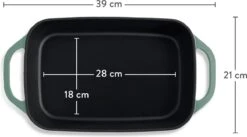 Springlane Gietijzer Ovenschaal Mint - 39,2 X 21,2 Cm, 4 L -Keuken BBQ 1200x665 1