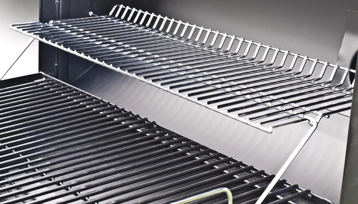 El Fuego Dakota - Barbecue - Smoker - Zwart - Grilloppervlak 66 X 41 Cm - Afmeting 132,5 X 66 X 122 Cm 12 El Fuego Dakota - Barbecue - Smoker - Zwart - Grilloppervlak 66 X 41 Cm - Afmeting 132,5 X 66 X 122 Cm - Afbeelding 10