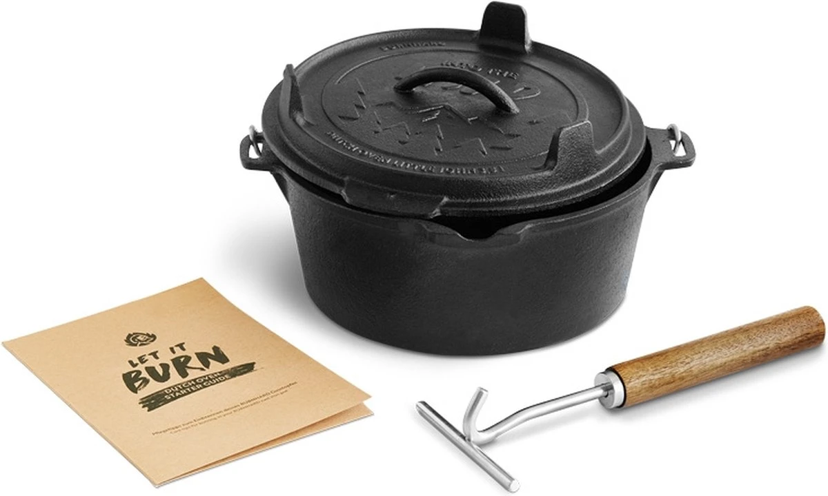 Burnhard Gietijzeren Dutch Oven - Little John 3,8 L 4 Burnhard Gietijzeren Dutch Oven - Little John 3,8 L - Afbeelding 2
