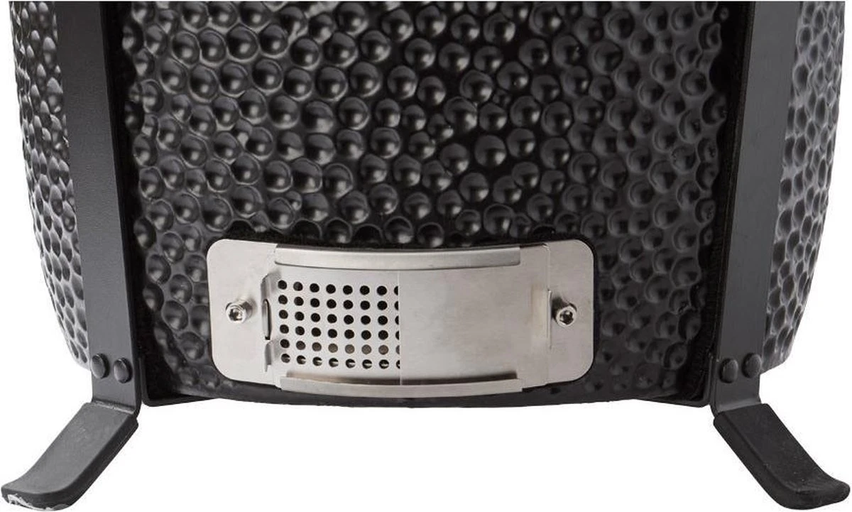 Patton Kamado 15" - Tafel Model - Keramische Barbecue - Premium Black - Medium - Compleet - Mat Zwart 6 Patton Kamado 15" - Tafel Model - Keramische Barbecue - Premium Black - Medium - Compleet - Mat Zwart - Afbeelding 4