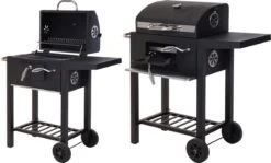 Vaggan Luxe Houtskool Barbecue - Grilloppervlak (LxB) 44 X 32 Cm - Staal - Matzwart -Keuken BBQ 1200x724
