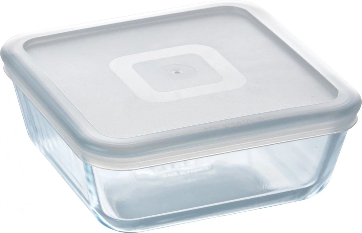 Pyrex - Cook & Freeze Schaal Vierkant Met Deksel 15 X 15cm - Transparant 3 Pyrex - Cook & Freeze Schaal Vierkant Met Deksel 15 X 15cm - Transparant