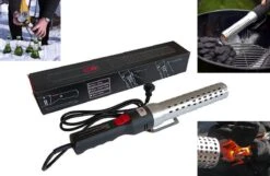 Elektrische BBQ - Looftlighter Alternatief - Grill Aansteker - Houtskool En Briketten Aansteken Zonder De Smaak Van Jouw Gerechten Aan Te Tasten Door Gebruik Van Chemische Aanmaakblokjes!