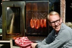 2-L Home & Garden XL Rookoven - RVS - 80x40x28 Cm - 3 Etages -Keuken BBQ 1200x800 1