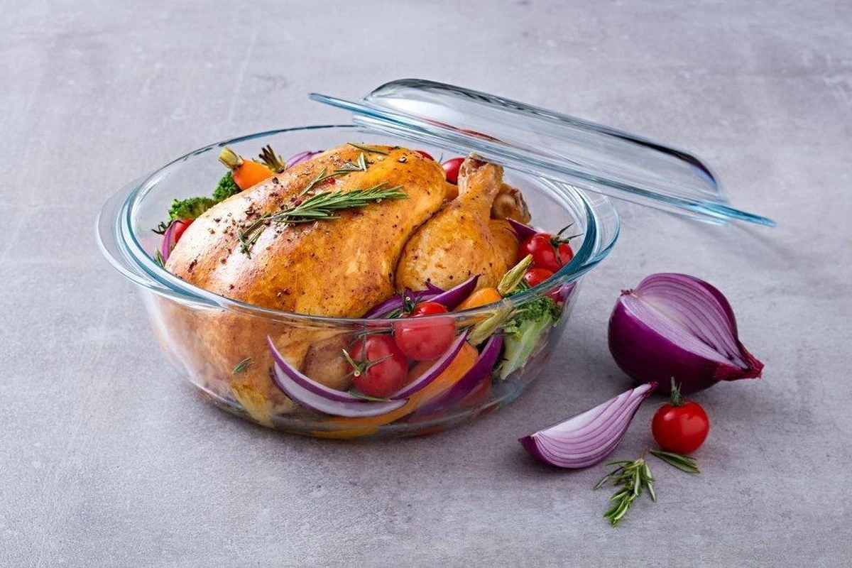 Pyrex Classic Easy Grip Ovenschaal 3,5 L + 1,4 L - 32 X 27 X 14 Cm 7 Pyrex Classic Easy Grip Ovenschaal 3,5 L + 1,4 L - 32 X 27 X 14 Cm - Afbeelding 5