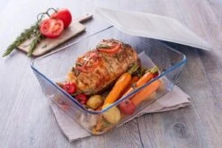 Pyrex - Cook & Freeze Schaal Met Deksel Set Van 4 Stuks - Transparant/Wit -Keuken BBQ 1200x801 5