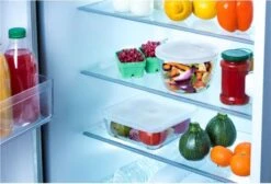 Pyrex - Cook & Freeze Schaal Met Deksel Set Van 4 Stuks - Transparant/Wit -Keuken BBQ 1200x815