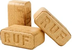 Merkloos RUF Briketten - Beukenhout Briketten - Brandhout - Hout Briketten Geperst - 20kg - 24briketten -Keuken BBQ 1200x828