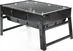 Merkloos Decopatent® Portable Houtskool BBQ - Barbecue - Inklapbaar - Barbecue Houtskool - Tafel Grill - Camping - Strand - Festival - Park -Keuken BBQ 1200x840