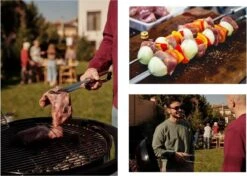 BBQ Accesoires Set Met Thermometer, Handschoenen, Bbq Tang, Bbq Borstel Van Zedar -Keuken BBQ 1200x856