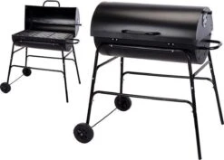BBQ XL Houtskoolbarbecue - Cilindervorm - Grilloppervlak (LxB) 71 X 35 Cm - Zwart 13 BBQ XL Houtskoolbarbecue - Cilindervorm - Grilloppervlak (LxB) 71 X 35 Cm - Zwart -Keuken BBQ 1200x860