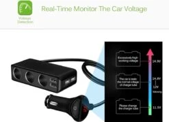 WiseGoods - Premium Auto Sigarettenaansteker Splitter - 4 Poorten USB - Autolader USB - Autolader Splitter - 12V Splitter -Keuken BBQ 1200x870 4