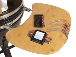 Patton - Kamado 21" - Premium Black - Keramische Barbecue - Incl. Bluetooth Kerntemperatuurmeter - LED Verlichting - Large - Compleet - Zwart -Keuken BBQ 1200x900 17