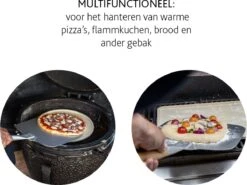 Boska Pizzaschep Barbecue - Kort Handvat - Stabiel - Aluminium - Eikenhout - BBQ Accessoires -Keuken BBQ 1200x901 4