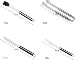 Sens Design BBQ Accesoires - 18 Delig - BBQ Gereedschapset Koffer 13 Sens Design BBQ Accesoires - 18 Delig - BBQ Gereedschapset Koffer -Keuken BBQ 1200x969 1