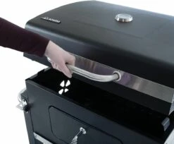 Vaggan Luxe Houtskool Barbecue - Grilloppervlak (LxB) 44 X 32 Cm - Staal - Matzwart -Keuken BBQ 1200x989 1