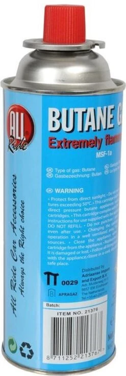 All Ride Butaan Gas / Navulgas -Keuken BBQ 403x1200