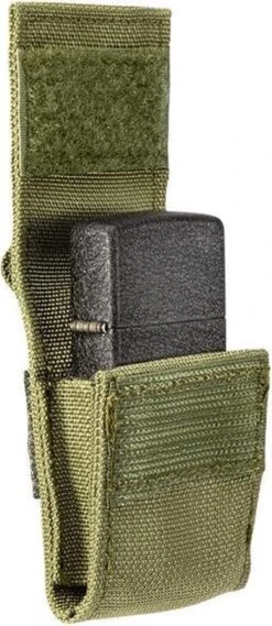 Zippo Tactical Molle Pouch / Hoes En Black Crackle Benzine Aansteker Geschenk Set OD Green -Keuken BBQ 521x1200
