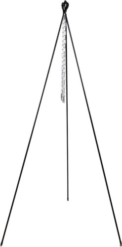 Esschert Design - Driepoot Met Ketting - Haardvuur Accessoires - Staal - Zwart -Keuken BBQ 596x1200