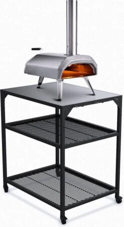 Ooni - Tafel - Medium - Pizza Tafel - 60x80x 90cm - RVS - Zwart 12 Ooni - Tafel - Medium - Pizza Tafel - 60x80x 90cm - RVS - Zwart -Keuken BBQ 654x1200 1