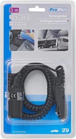 Proplus Verlengkabel Sigarettenaansteker 3m 12/24 Volt 3 Ampère -Keuken BBQ 656x1200