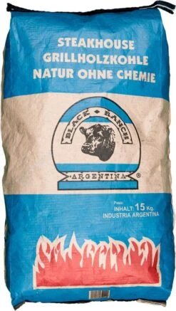 Black Ranch Houtskool 15 Kg – Quebracho – 1 Zak -Keuken BBQ 678x1200