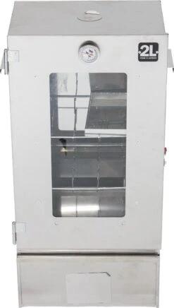 2-L Home & Garden XL Rookoven - RVS - 80x40x28 Cm - 3 Etages -Keuken BBQ 680x1200