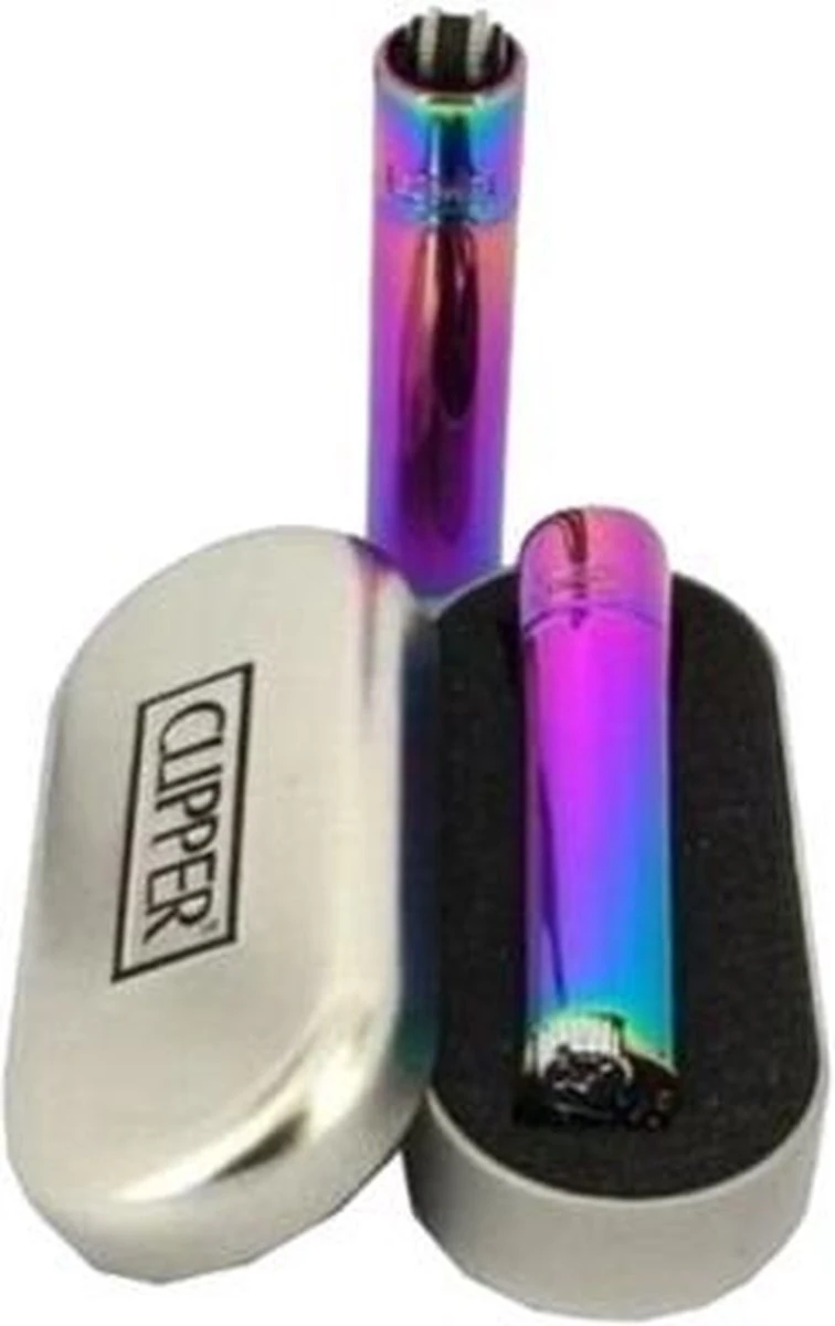 Metalen Clipper Aansteker - Vuursteenaansteker Icy 5 Metalen Clipper Aansteker - Vuursteenaansteker Icy - Afbeelding 3