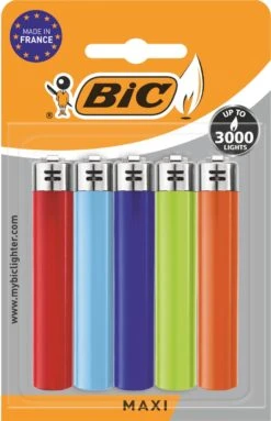 BIC J26 Maxi Vuursteen Flint Aanstekers - Diverse Kleuren - Pak Van 5 Gasaanstekers - Kindveilig 22 BIC J26 Maxi Vuursteen Flint Aanstekers - Diverse Kleuren - Pak Van 5 Gasaanstekers - Kindveilig -Keuken BBQ 774x1200 2
