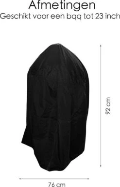 BBQ Beschermhoes - Voor Kamado - Universeel - Tot 23 Inch - Zwart 12 BBQ Beschermhoes - Voor Kamado - Universeel - Tot 23 Inch - Zwart -Keuken BBQ 774x1200 3