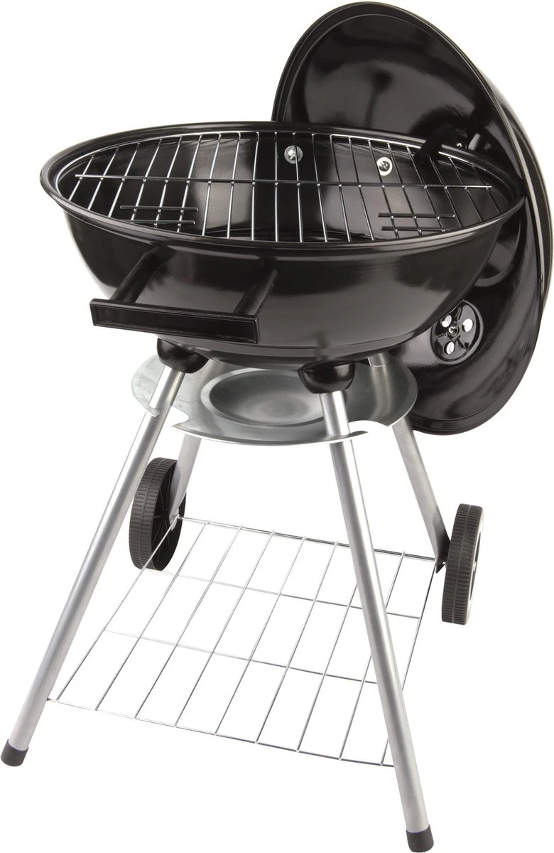BBQ Collection Houtskoolbarbecue - Kogelbarbecue 45 X 60 Centimeter - Ronde Barbecue - Barbecue Op Wielen - Zwart - Metaal 21 BBQ Collection Houtskoolbarbecue - Kogelbarbecue 45 X 60 Centimeter - Ronde Barbecue - Barbecue Op Wielen - Zwart - Metaal - Afbeelding 19