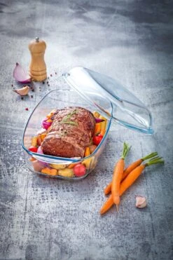 Pyrex - Essentials Schaal Rechthoek Met Deksel 6,5 Liter - Transparant 11 Pyrex - Essentials Schaal Rechthoek Met Deksel 6,5 Liter - Transparant -Keuken BBQ 800x1200 19